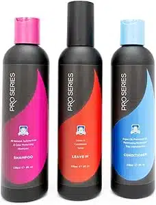 Ghostbond and Professional hair Labs Pro Series Shampoo, Conditioner and leave-in conditioner for hair systems and wigs